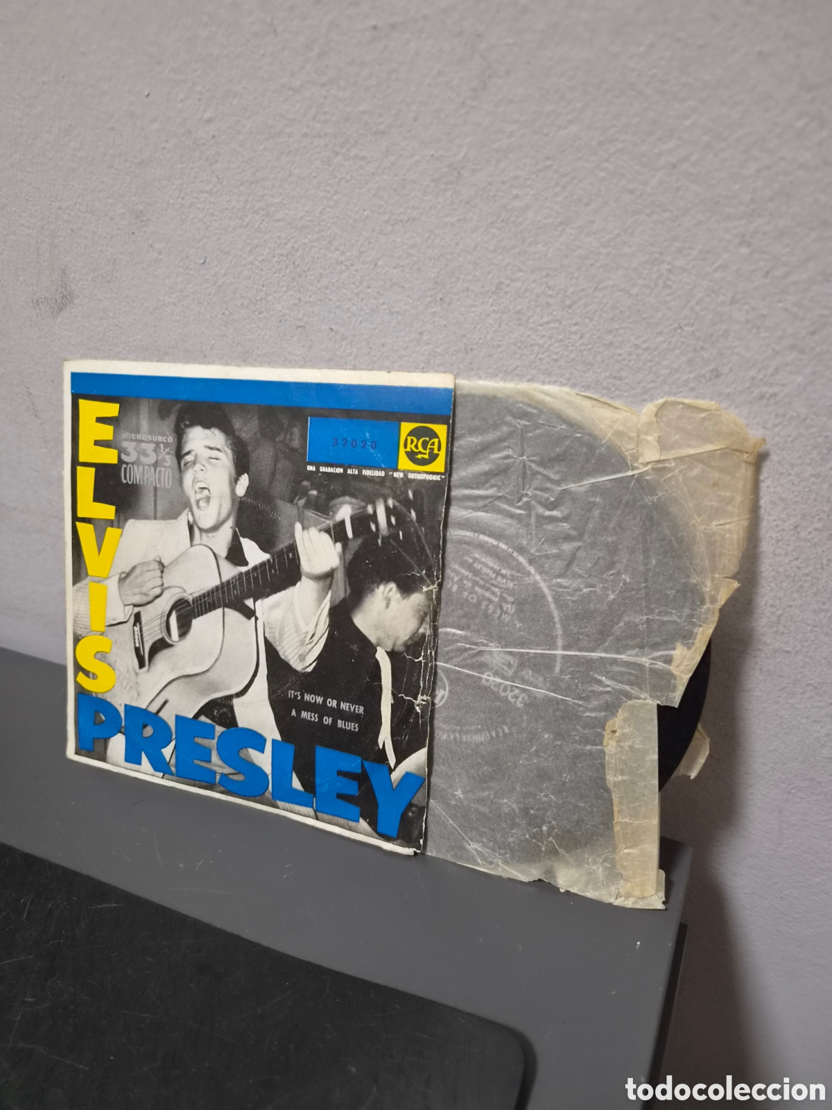 Dischi in vinile: ANTIGUO EP ELVIS PRESLEY A MESS OF BLUES ORIGINAL