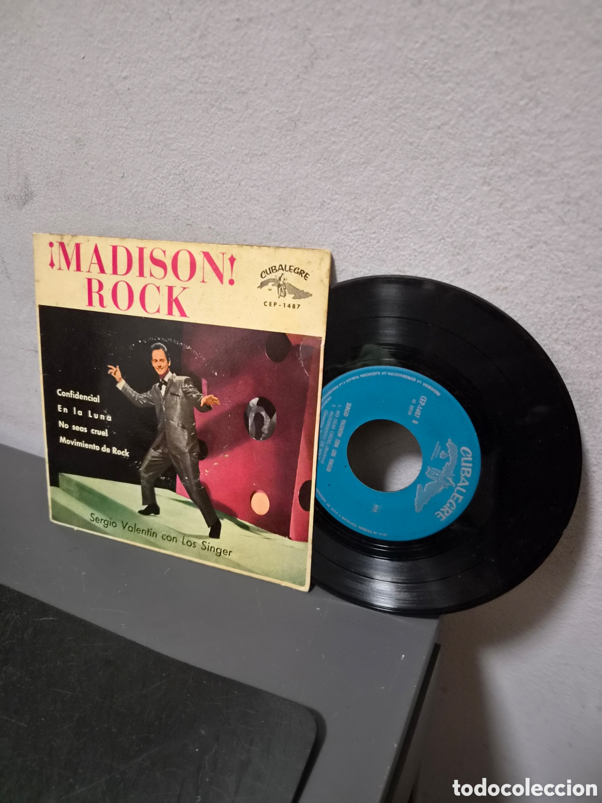 Discos de vinilo: ANTIGUO EP SERGIO VALENTIN MADISON ROCK ORIGINAL