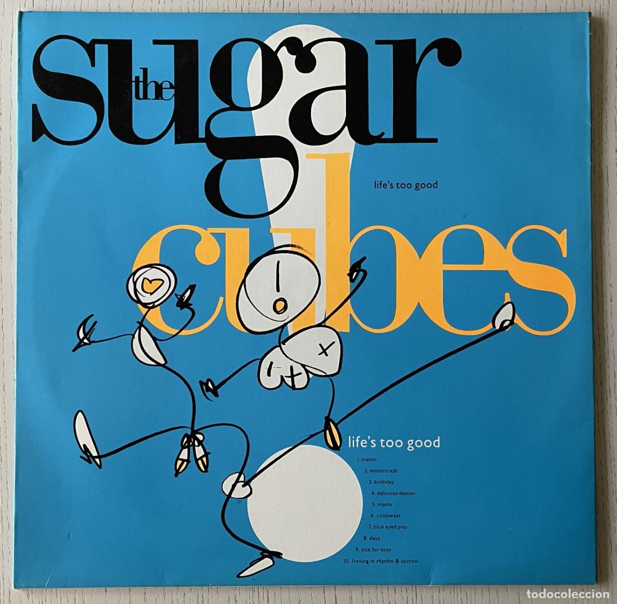 Disques de vinyle: THE SUGARCUBES - LIFE'S TOO GOOD (VINILO LP 12&rdquo; GASA / DRO 1988 CON BJ&Ouml;RK) PRIMERA EDICI&Oacute;N ESPA&Ntilde;OLA