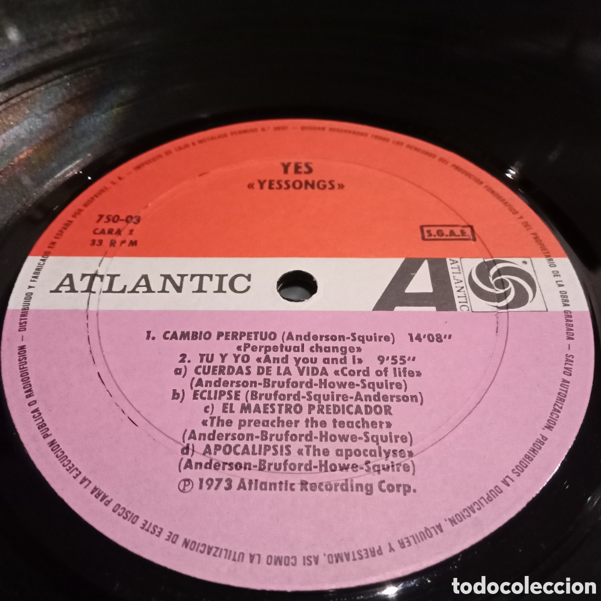 Discos de vinilo: YES - YESSONGS - TRIPLE GATEFOLD LP - Foto 11