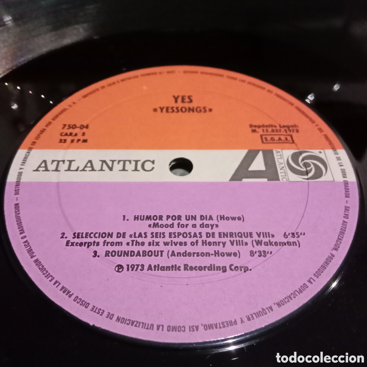Discos de vinilo: YES - YESSONGS - TRIPLE GATEFOLD LP - Foto 13