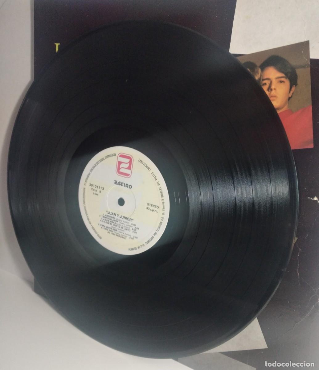 Discos de vinilo: Vinilo: JUAN & JUNIOR LP -1985, ZAFIRO - Foto 2