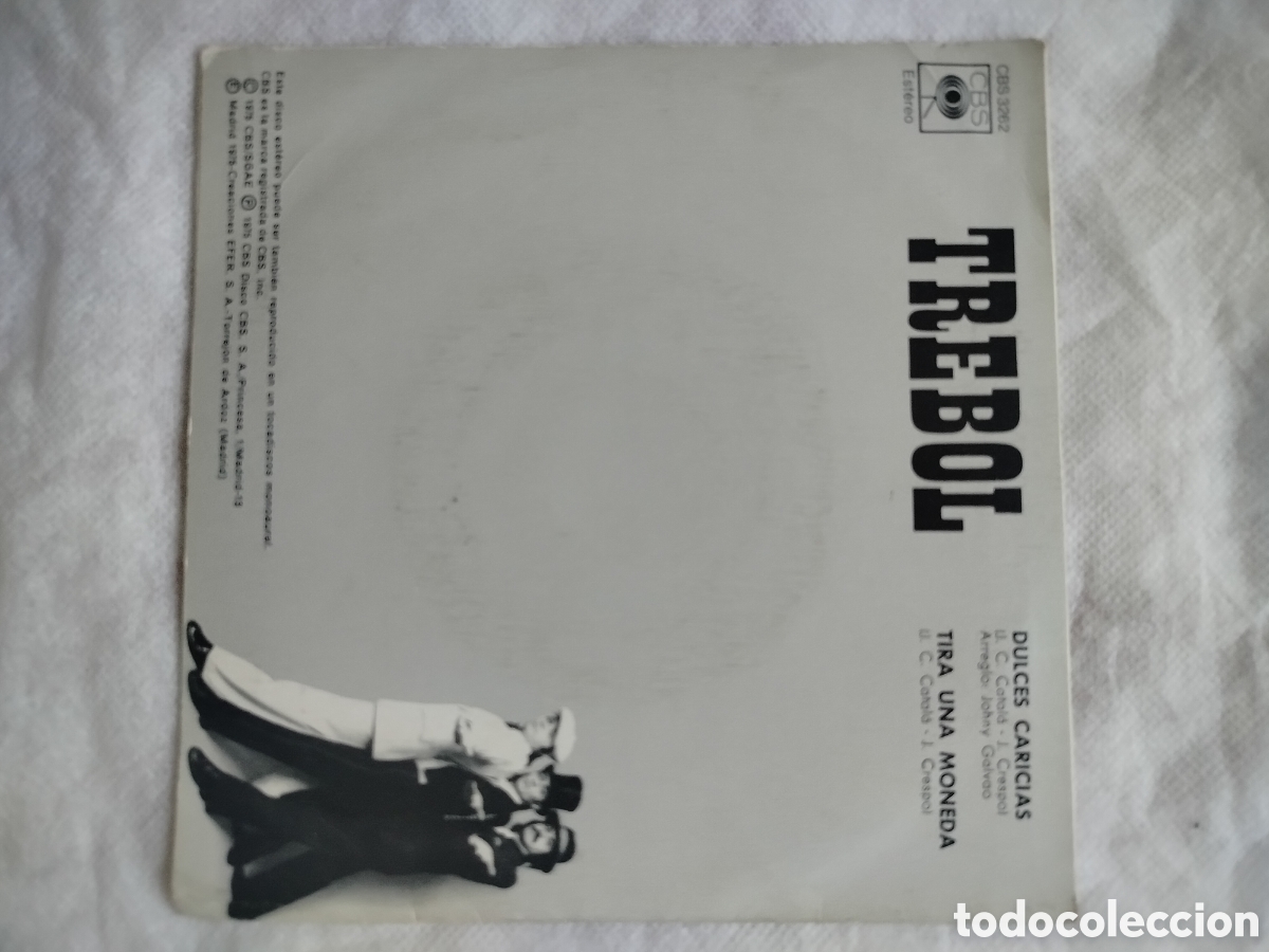 Discos de vinilo: Tr&eacute;bol Single 1975 CBS - Foto 2