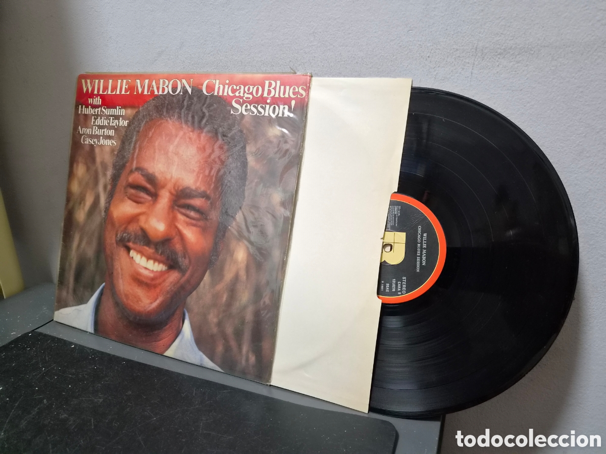 Discos de vinilo: ANTIGUO LP WILLIE MABON CHICAGO BLUES SESSION ORIGINAL GRAN ESTADO