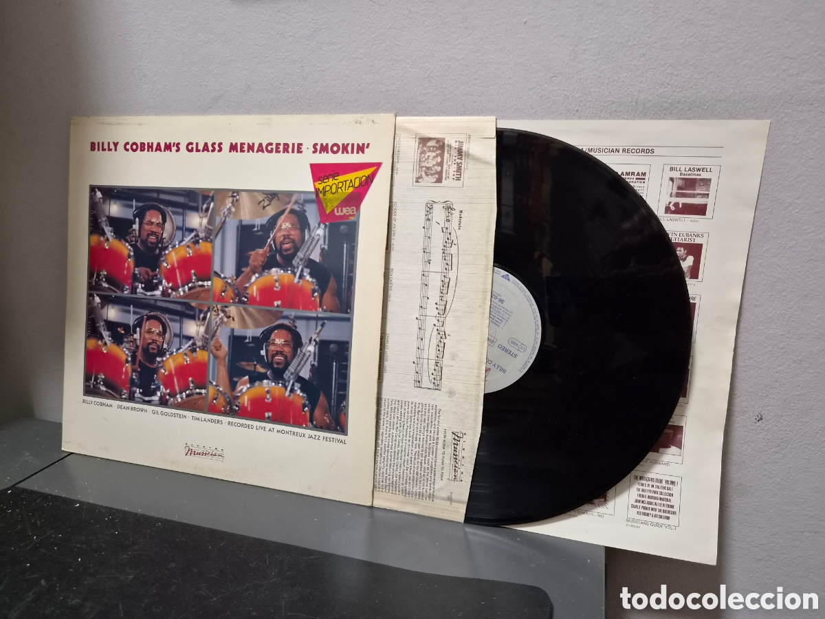 Discos de vinilo: ANTIGUO LP BILLY COBHAM'S GLASS MENAGERIE SMOKIN ORIGINAL GRAN ESTADO