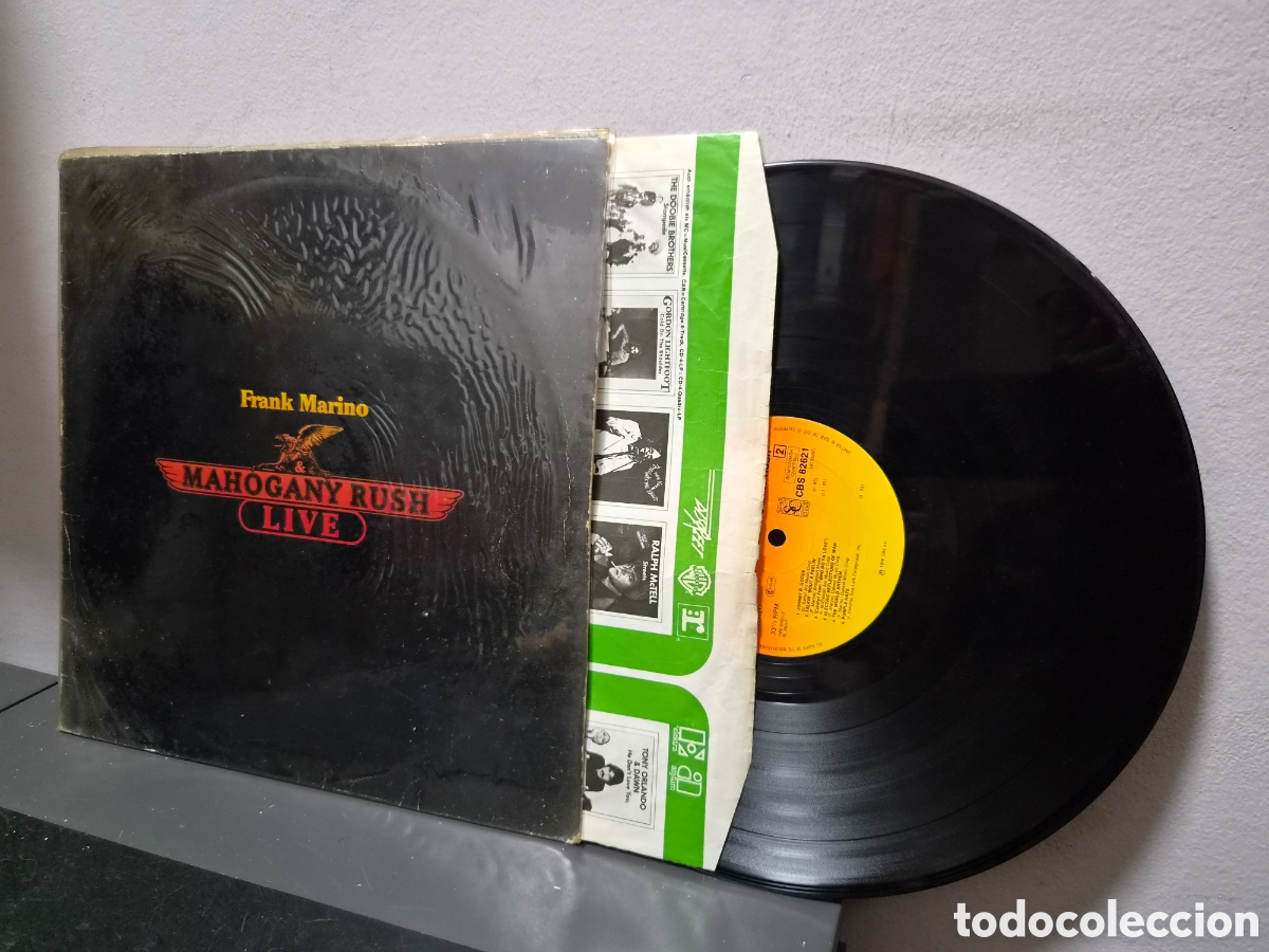 Discos de vinilo: ANTIGUO LP FRANK MARINO MAHOGANY RUSH LIVE ORIGINAL GRAN ESTADO