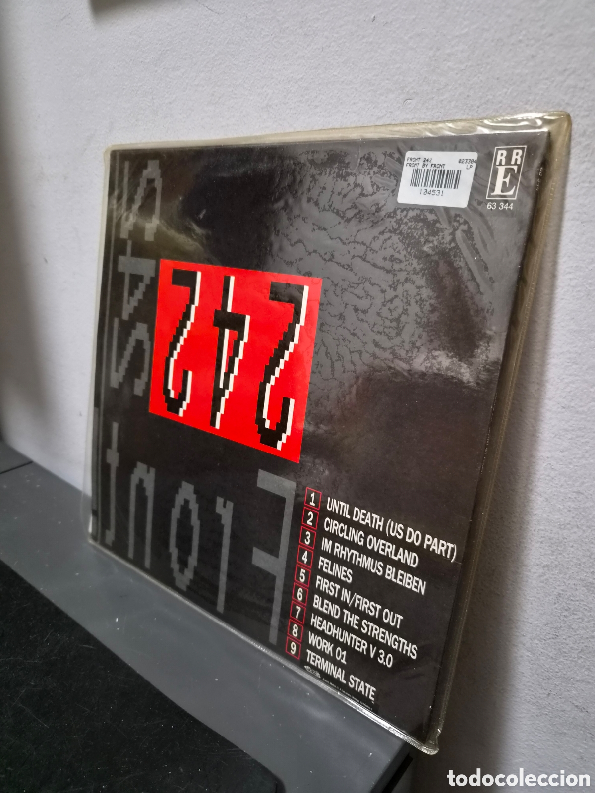 Discos de vinilo: ANTIGUO LP FRONT 242 FRONT BY FRONT ORIGINAL GRAN ESTADO - Foto 2