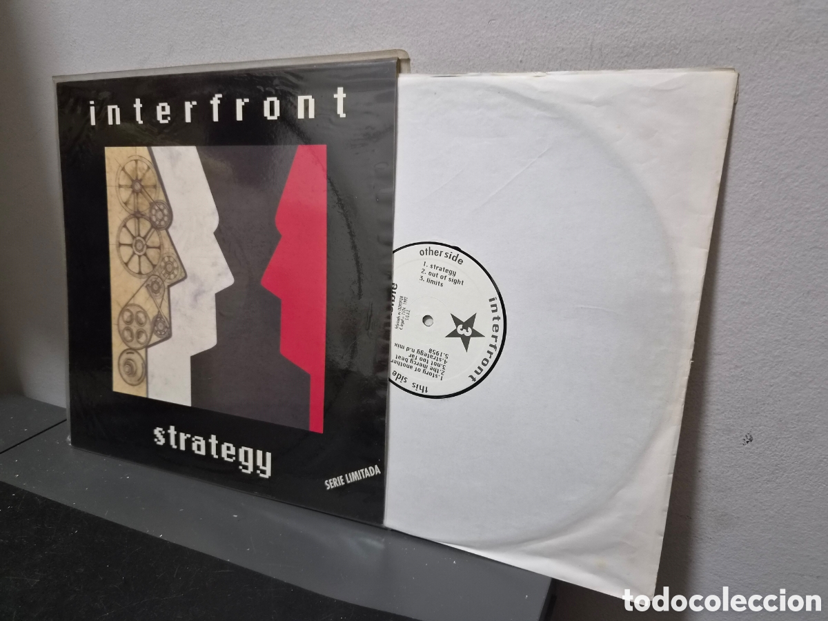 Discos de vinilo: ANTIGUO LP INTERFRONT STRATEGY ORIGINAL GRAN ESTADO - Foto 1