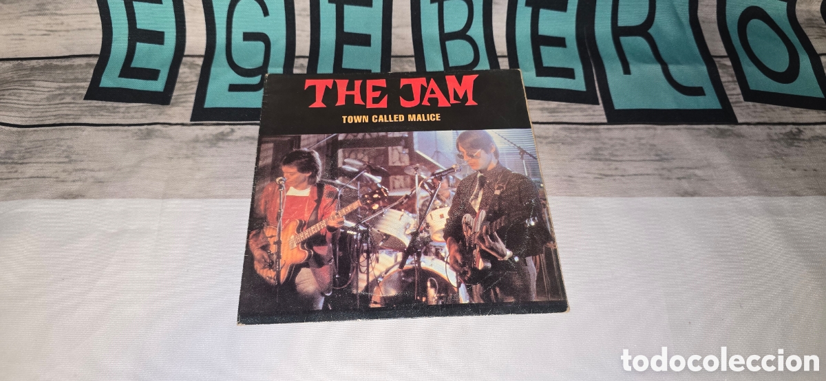 Discos de vinilo: SINGLE PROMOCIONAL 45 RPM / THE JAM / TOWN CALLET MALICE