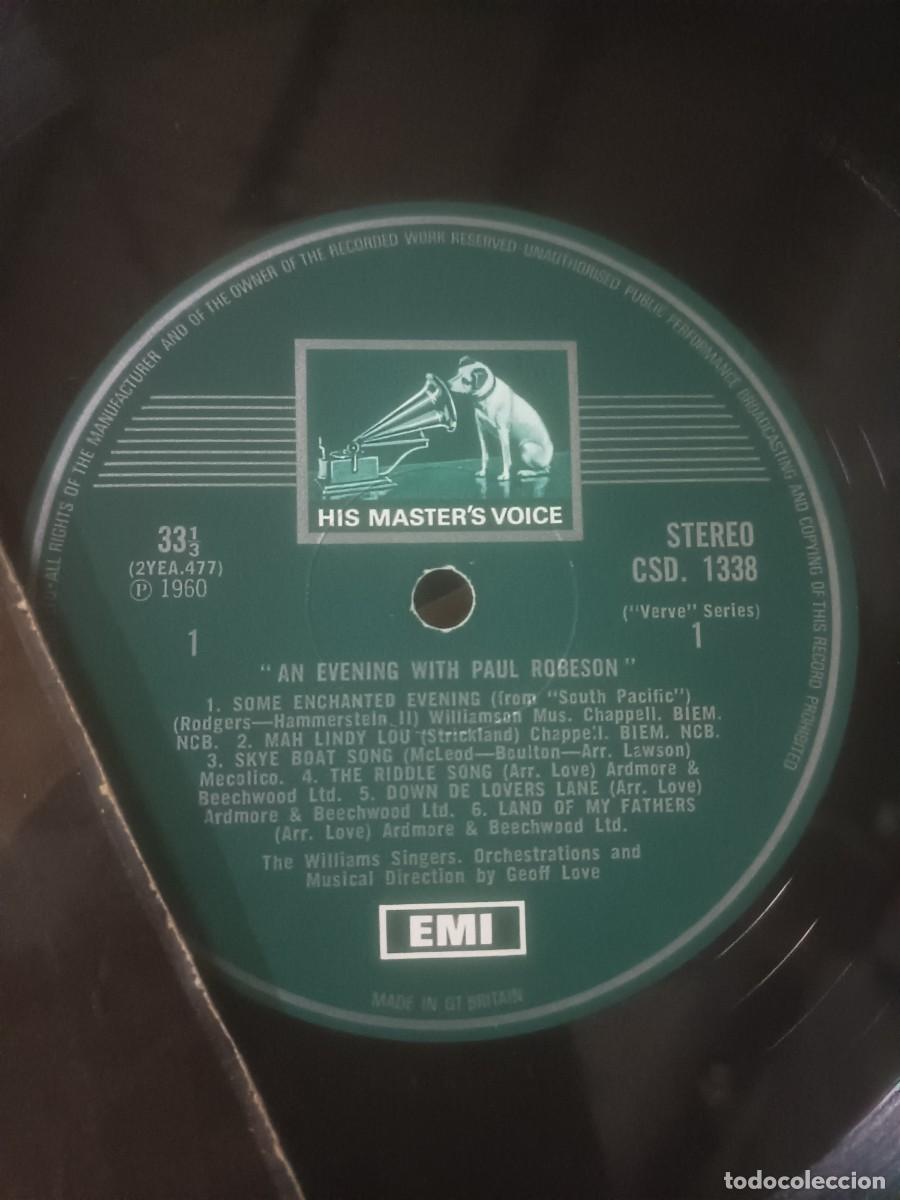 Discos de vinilo: DISCO LP PAUL ROBESON - Foto 3