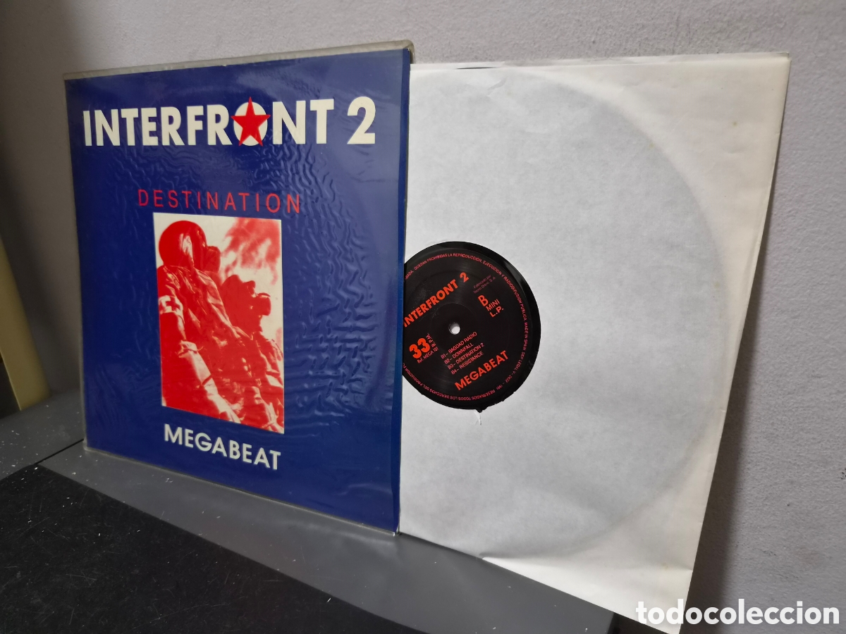 Vinyl-Schallplatten: ANTIGUO LP INTERFRONT 2 DESTINATION MEGABEAT ORIGINAL GRAN ESTADO