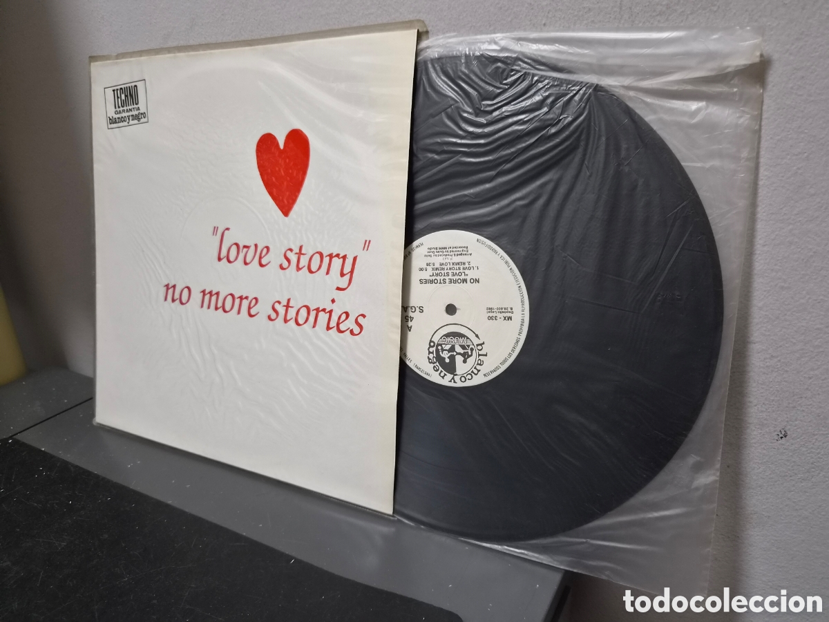 Disques de vinyle: ANTIGUO LP LOVE STORY NO MORE STORIES ORIGINAL GRAN ESTADO BLANCO Y NEGRO