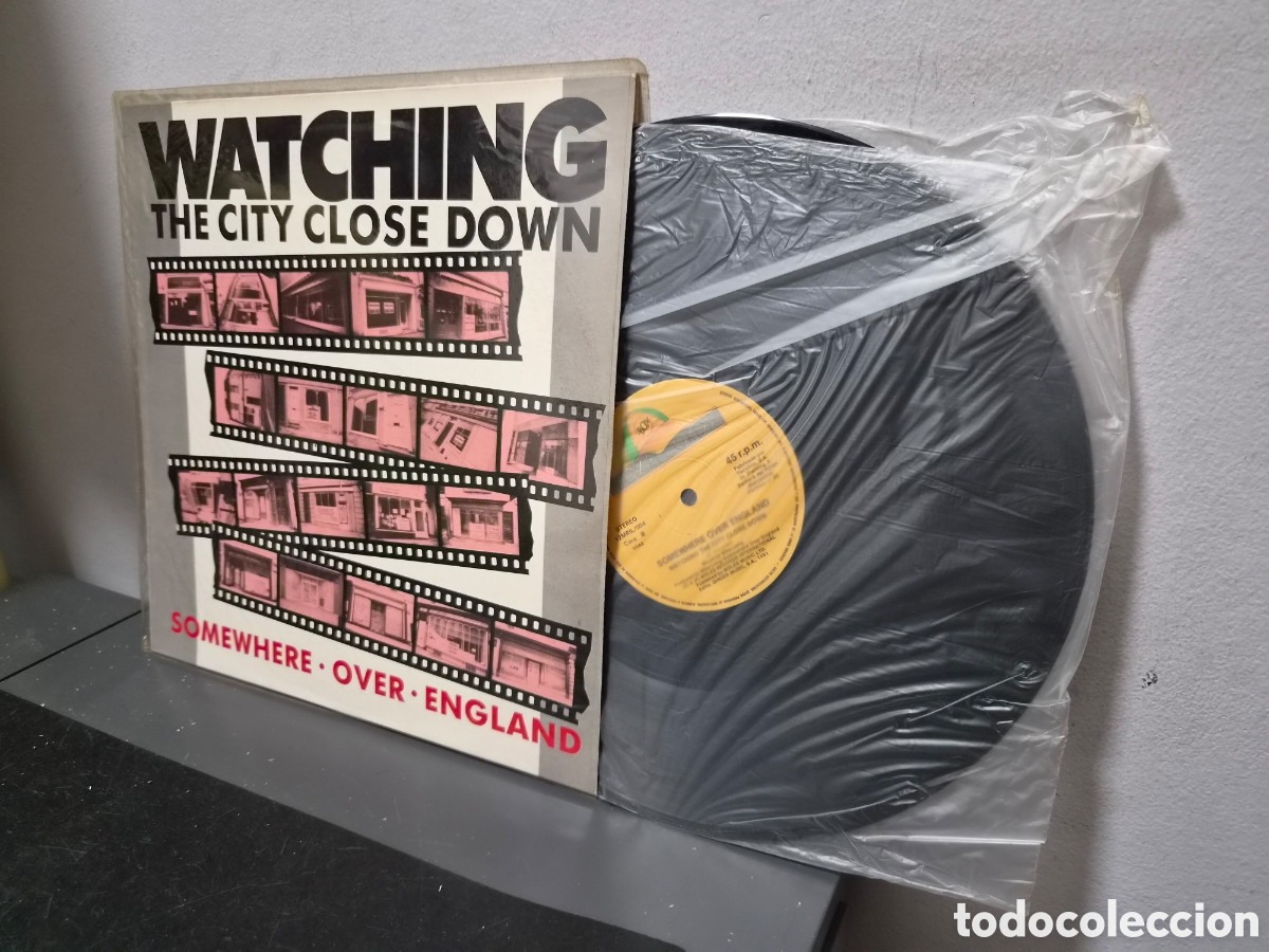 Dischi in vinile: ANTIGUO LP WATCHING THE CITY CLOSE DOWN ORIGINAL GRAN ESTADO