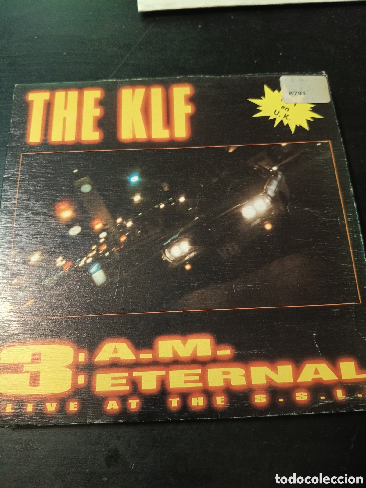 Discos de vinilo: The KLF &ndash; 3 A.M. Eternal (Live At The S.S.L.). Vinilo 7&rdquo; single promo 1991 Espa&ntilde;a