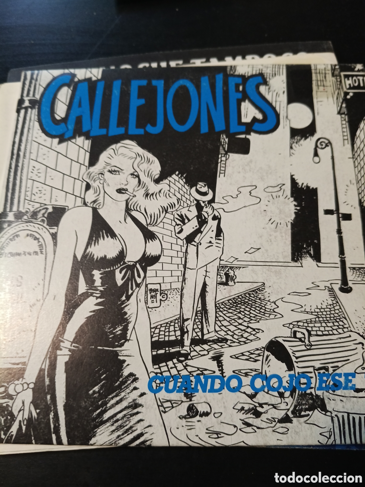 Discos de vinilo: Callejones &ndash; Cuando Cojo Ese Tren. Vinilo 7&rdquo; single 1990 Espa&ntilde;a