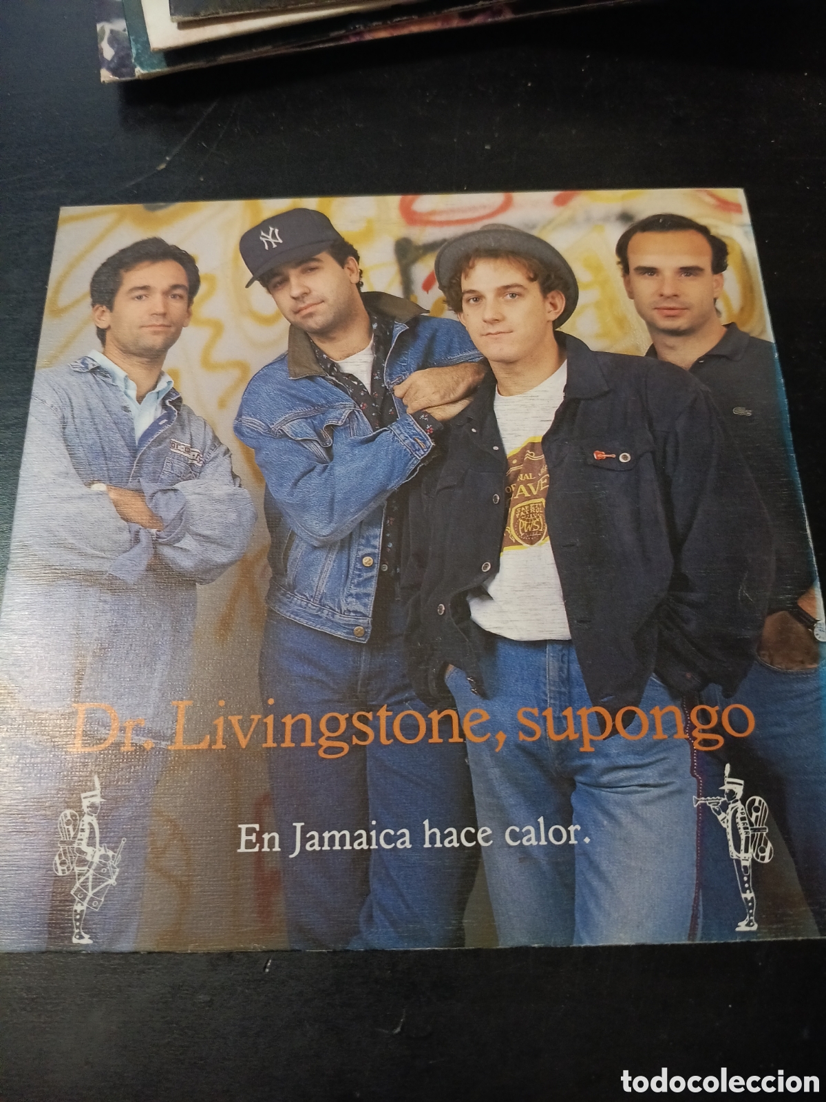 Discos de vinilo: Dr. Livingstone, Supongo &ndash; En Jamaica Hace Calor. Vinilo 7&rdquo; single 1990 Espa&ntilde;a
