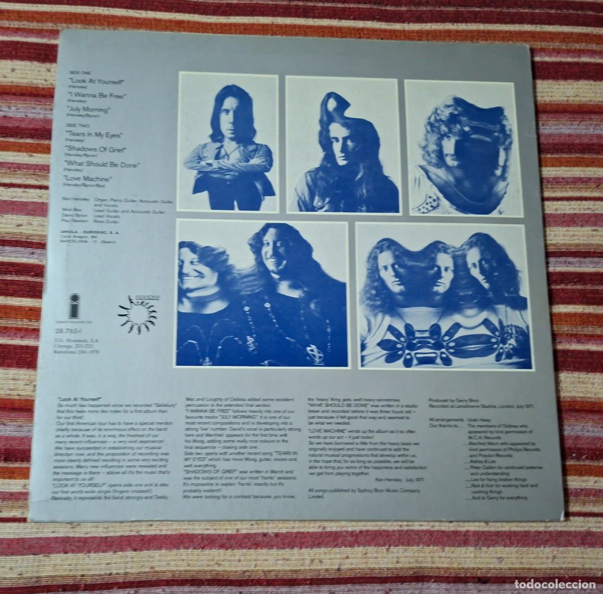 Discos de vinilo: URIAH HEEP - LOOK AT YOURSELF - LP - Foto 2