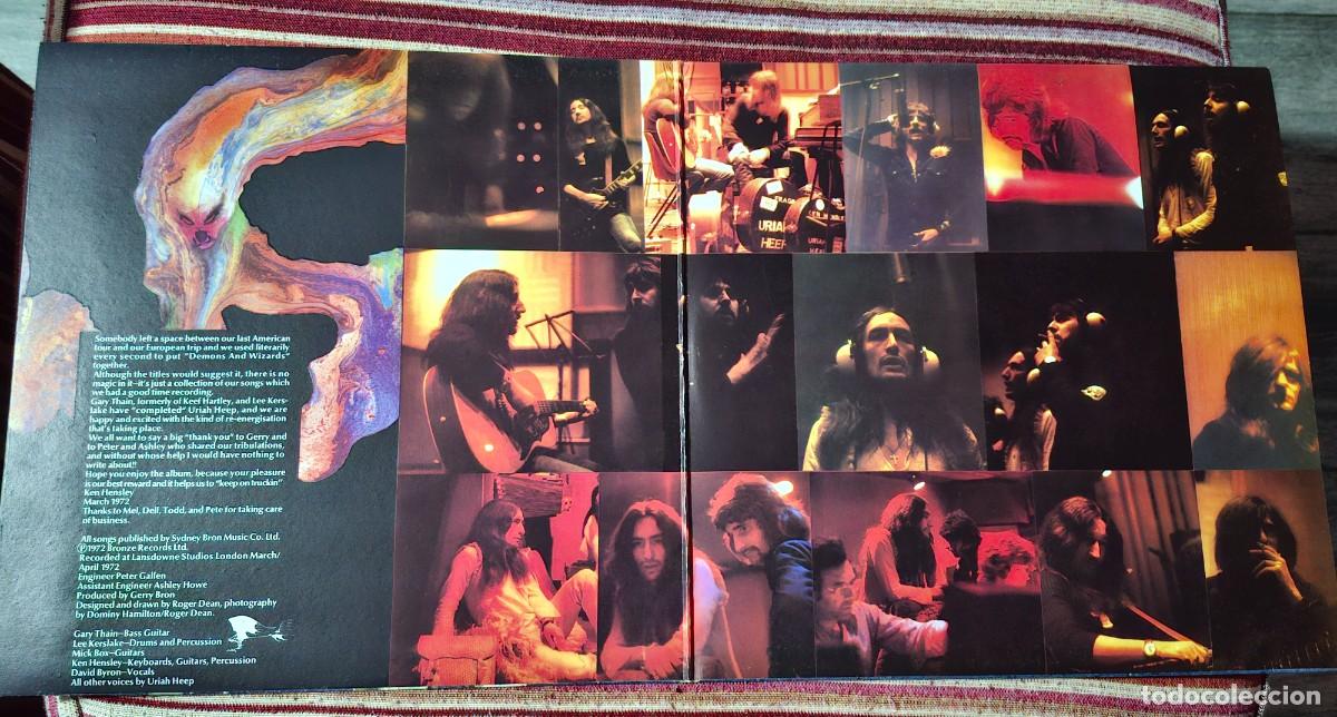 Discos de vinilo: URIAH HEEP - DEMONS AND WIZARDS - LP - Foto 3