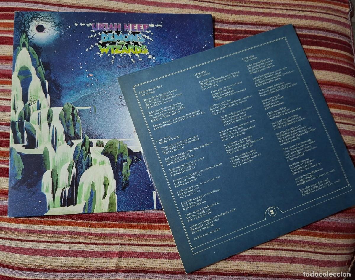 Discos de vinilo: URIAH HEEP - DEMONS AND WIZARDS - LP - Foto 4