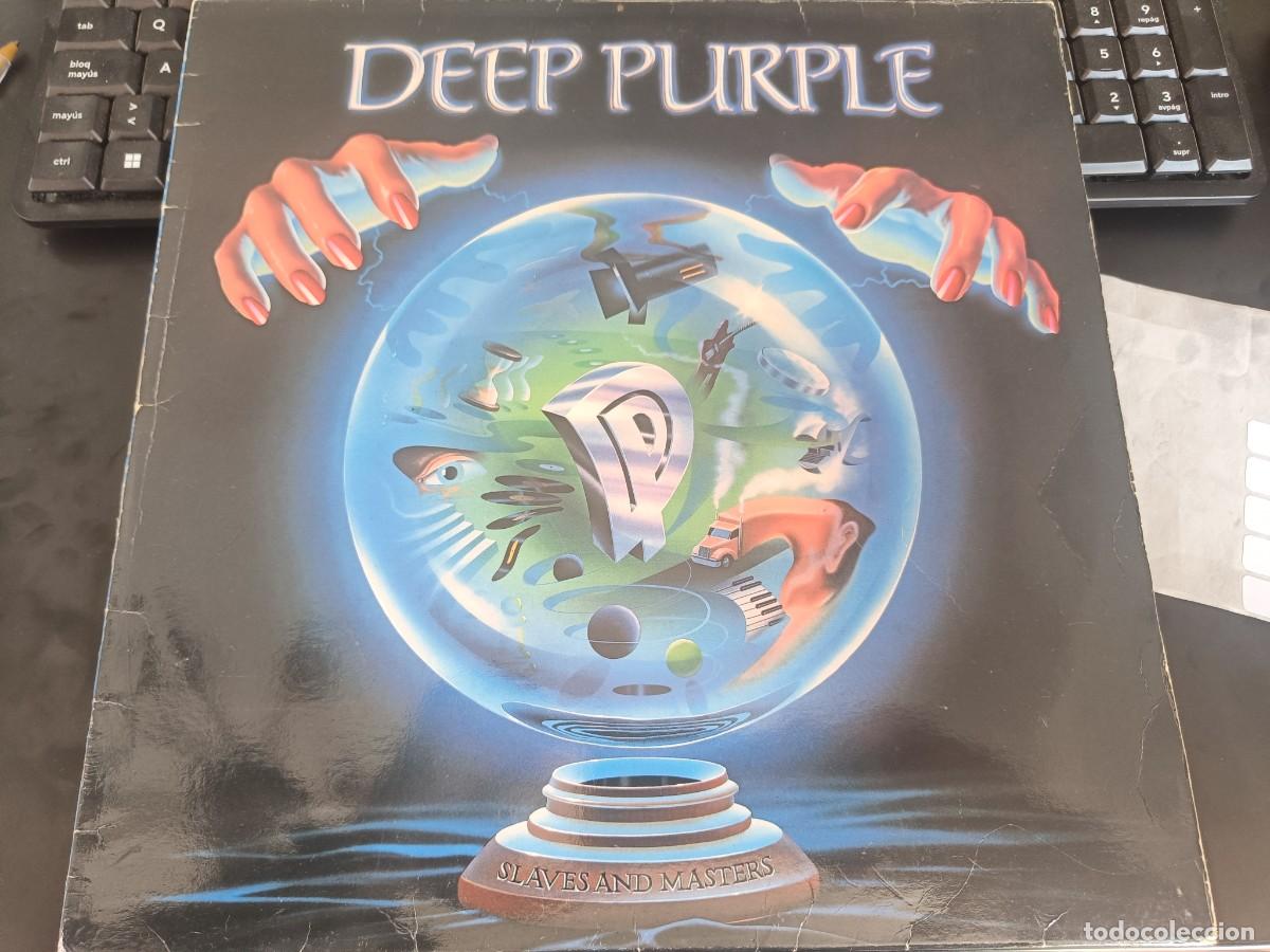 Discos de vinilo: Deep Purple &ndash; Slaves And Masters. NEAR MINT / VG+. 6 FOTOS