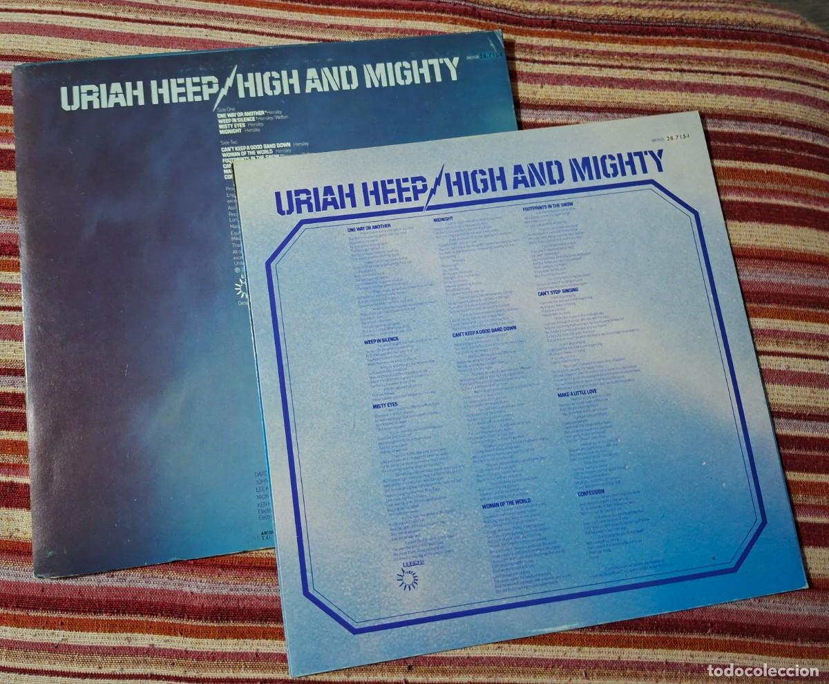 Discos de vinilo: URIAH HEEP - HIGH AND MIGHTY - LP - Foto 4
