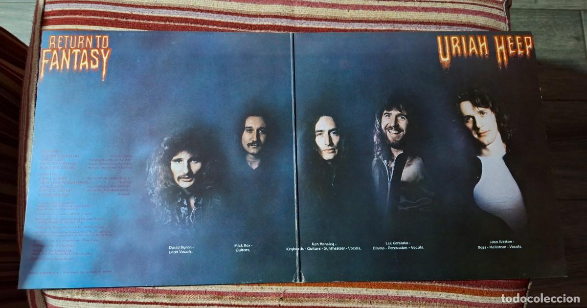 Discos de vinilo: URIAH HEEP - RETURN TO FANTASY - LP - Foto 3