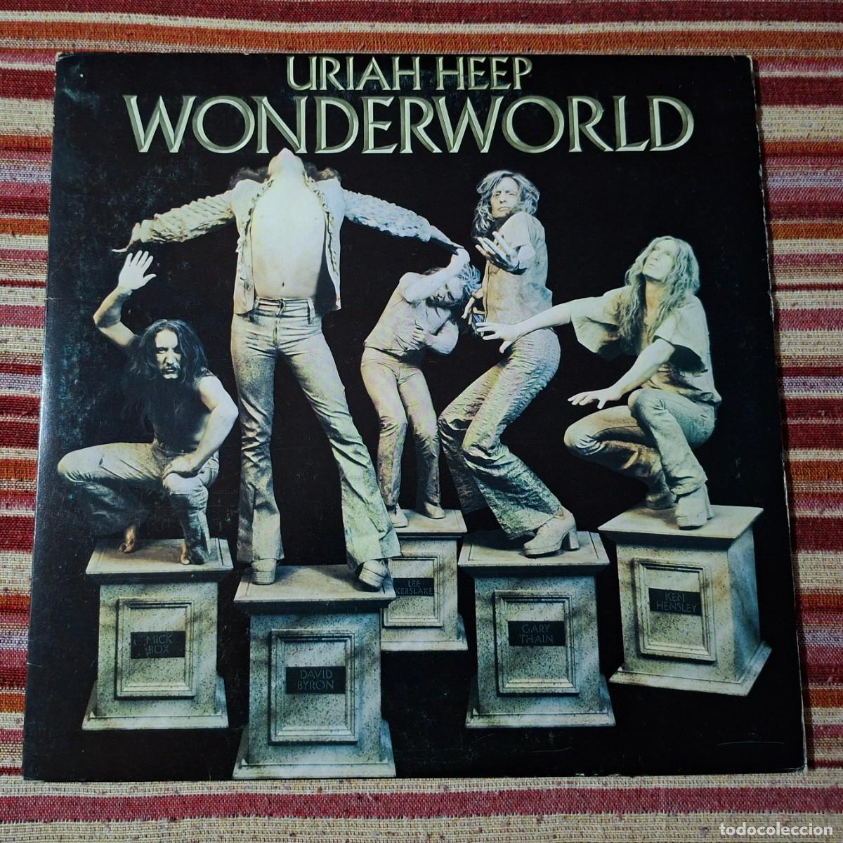 Discos de vinilo: URIAH HEEP - WONDERWORLD - LP - Foto 1