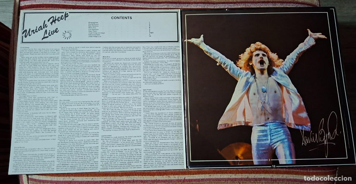 Discos de vinilo: URIAH HEEP - LIVE JANUARY 1973 - 2 LPS - Foto 3