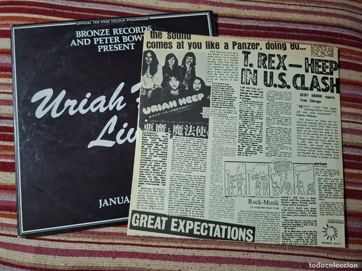 Discos de vinilo: URIAH HEEP - LIVE JANUARY 1973 - 2 LPS - Foto 6