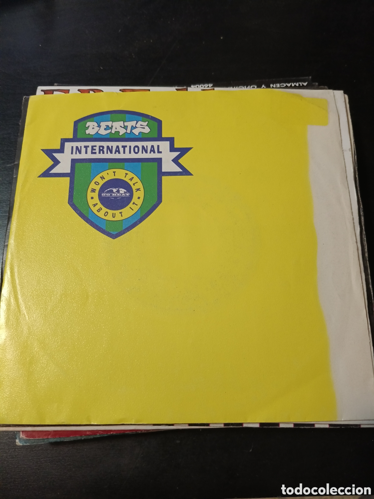 Discos de vinilo: Beats International &ndash; Won't Talk About It. Vinilo 7&rdquo; single 1990