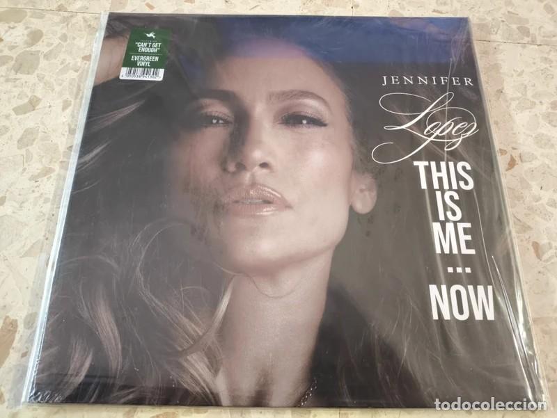 Discos de vinilo: album lp disco vinilo Jennifer Lopez this is me now green edition nuevo