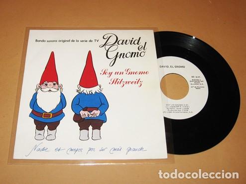 Discos de vinilo: DAVID EL GNOMO - SOY UN GNOMO (TEMA CENTRAL DE LA SERIE) - PROMO SINGLE - 1985