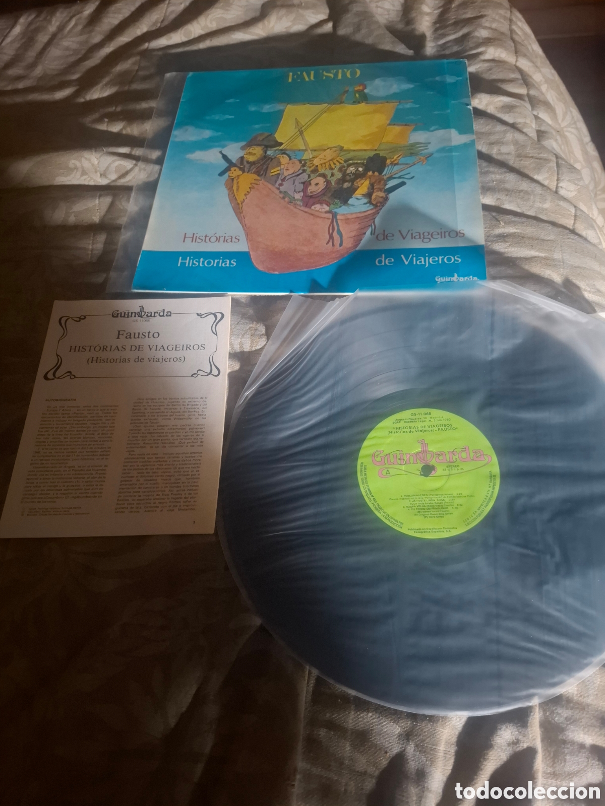 Discos de vinilo: Fausto Bordalo. Hist&oacute;rias De Viageiros Historias De Viajeros. Ed espa&ntilde;ola