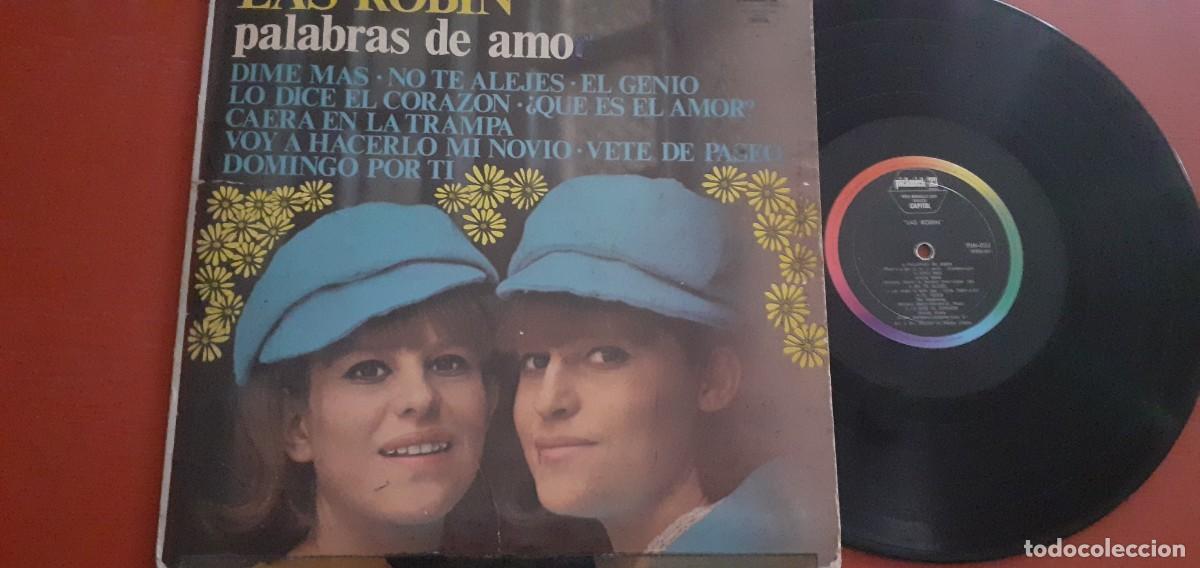 Discos de vinilo: Las Robin-Palabras de Amor-LP Mexico-Capitol de Mexico-A go go