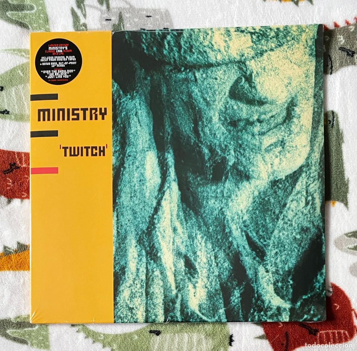 Discos de vinilo: MINISTRY - TWITCH 12'' DOBLE LP PRECINTADO - EBM INDUSTRIAL ELECTR&Oacute;NICA SYNTH-POP