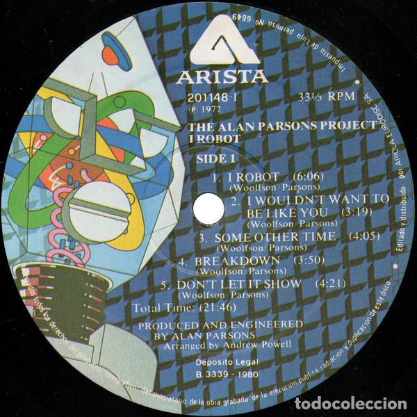 Discos de vinilo: The Alan Parsons Project, I Robot - LP - Foto 5