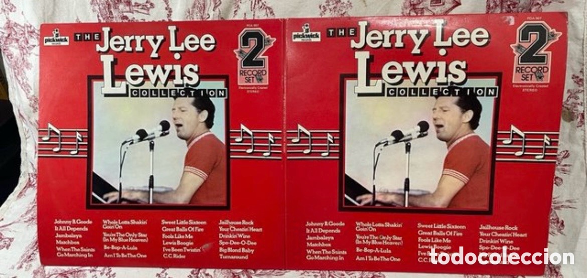Discos de vinilo: 1974 England. The Jerry Lee Lewis Collection. 2 LP. Pickwick Records