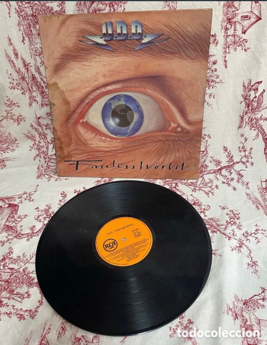 Discos de vinilo: Lp U.D.O faceless world - Foto 1