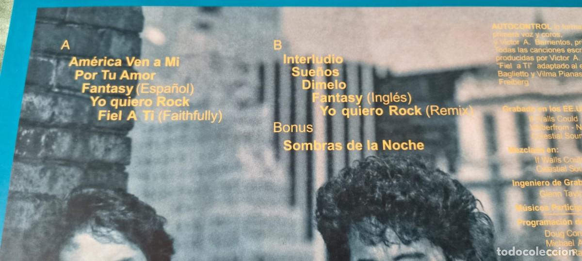 Discos de vinilo: Autocontrol - Sue&ntilde;os (Vinilo Splatter inc. Bonus Track + Insert) - Foto 3