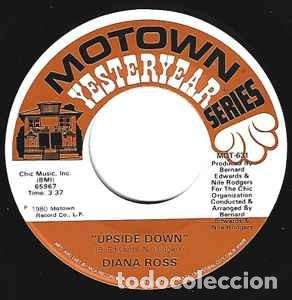 Discos de vinilo: Diana Ross - Upside Down / I'm Coming Out (7&rdquo;, Single, RP) Label:Motown Cat#: MOT 631