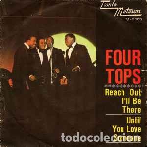 Discos de vinilo: Four Tops - Reach Out I'll Be There / Until You Love Someone (7&rdquo;, Single) Label:Tamla Motown Cat#: M