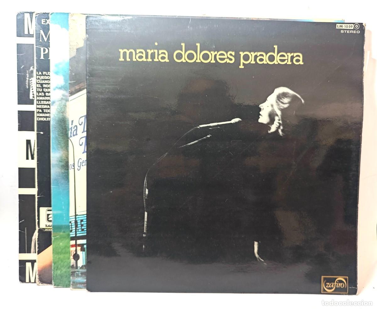 Discos de vinilo: MAR&Iacute;A DOLORES PRADERA &ndash; Lote de 5 discos de vinilo LP 33 RPM &ndash; Zafiro