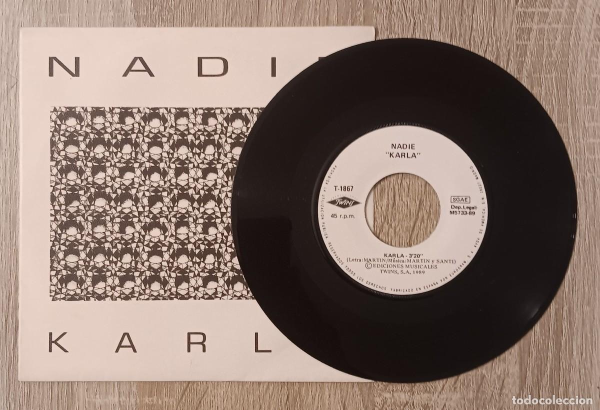 Discos de vinilo: DISCO DE VINILO LP SINGLE LOS NADIE KARLA TWINS 1989