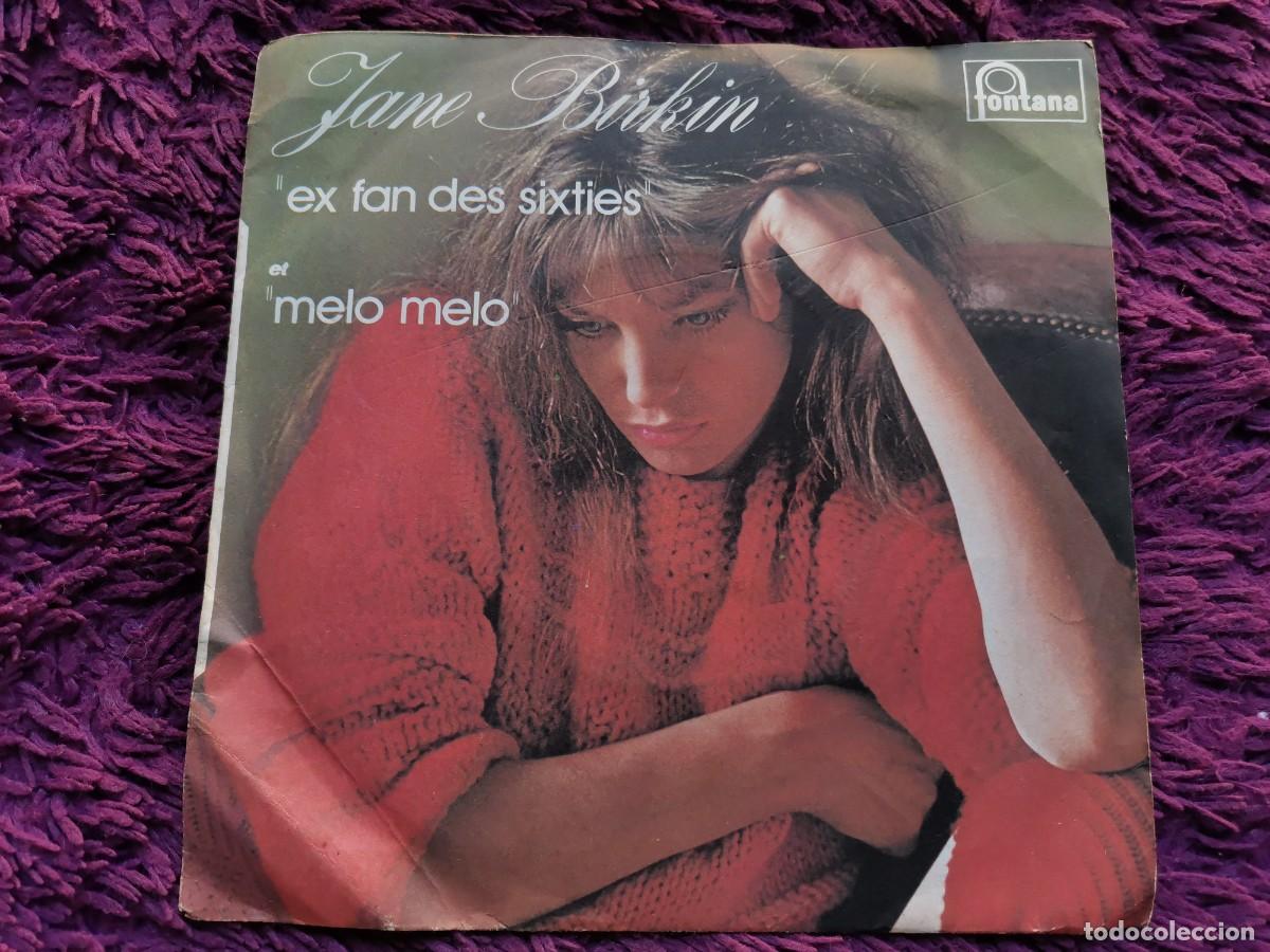 Discos de vinilo: Jane Birkin &ndash; Ex Fan Des Sixties Vinilo 7&rdquo; Single 1978 France 6172 761