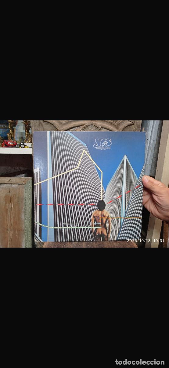 Discos de vinilo: LP yes going for the one 1977 atlantic recording