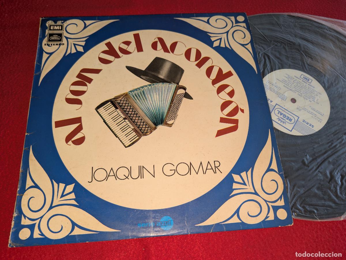 Disques de vinyle: JOAQUIN GOMAR Al son del acordeon LP 1971 EMI Regal ESPA&Ntilde;A