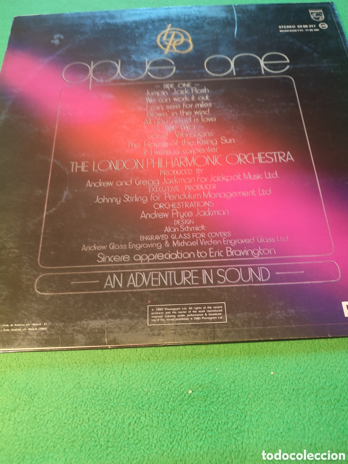 Discos de vinilo: London Philharmonic Orchestra - Opus one - Foto 4