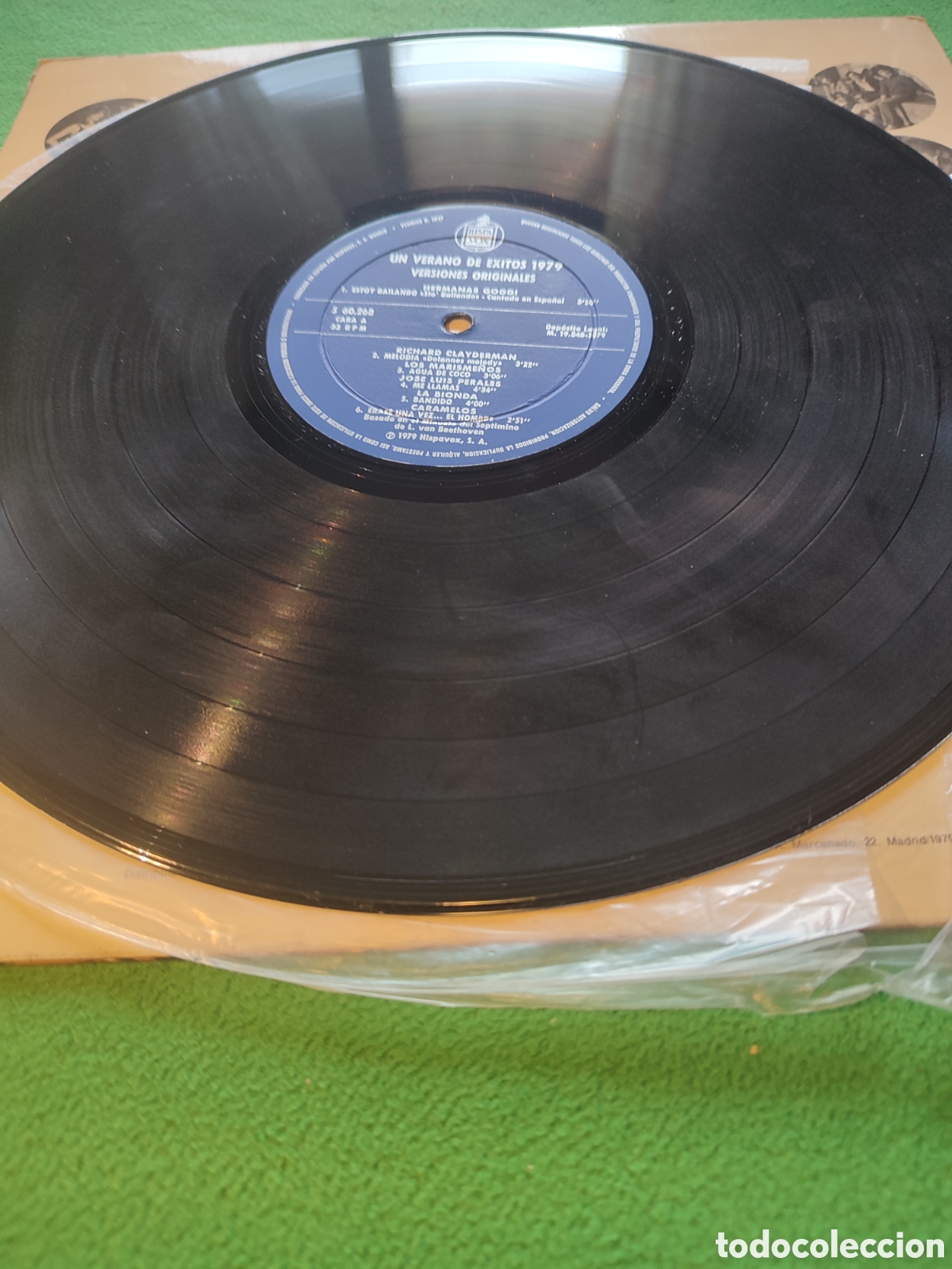 Discos de vinilo: Un verano de &eacute;xitos 1979- Varios Hispavox - Foto 3