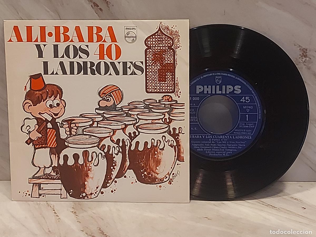 Dischi in vinile: ALI BAB&Aacute; Y LOS 40 LADRONES | SINGLE PHILIPS 1969 | PROMOCIONAL PRODUCTOS MG | LUJO****