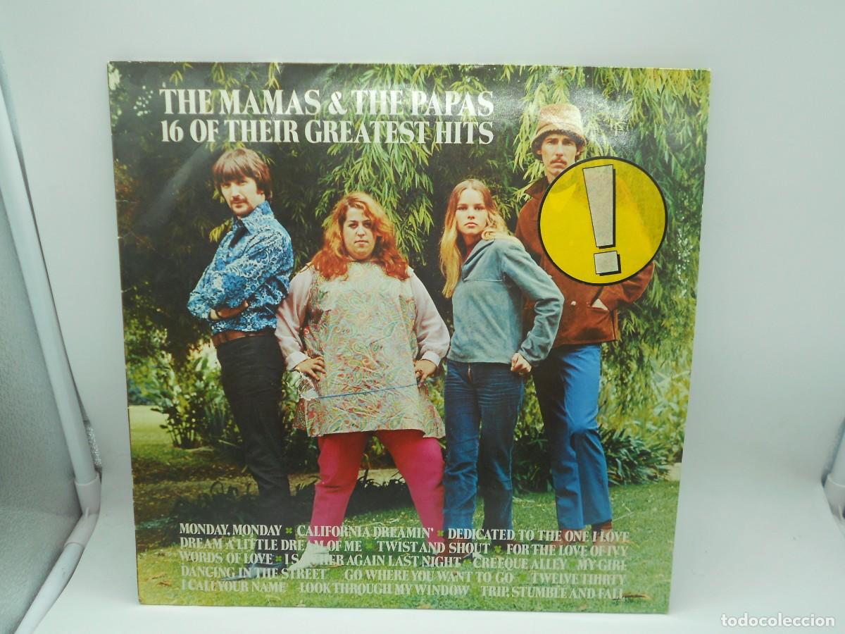 Discos de vinilo: disco the mamas & the papas 16 of their greatest hits